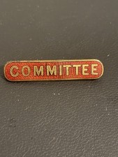 Vintage Committee Red Enamel