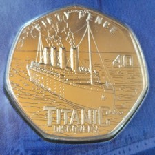 Titanic  50p 2025 King Charles