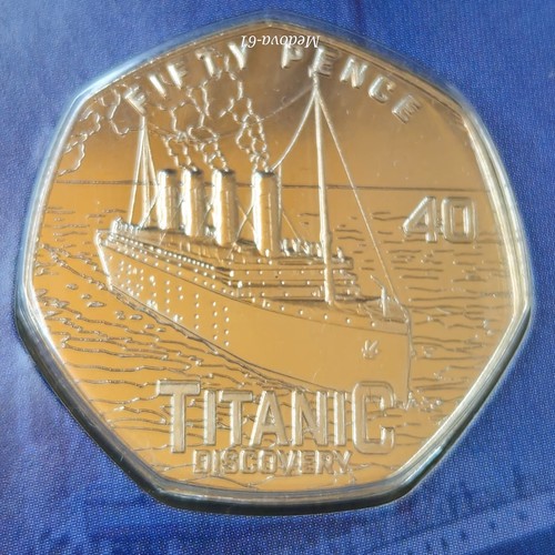 Titanic 50p 2025 king - 50p, charles