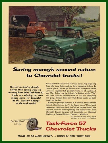 1957 chevrolet trucks new - chevrolet,