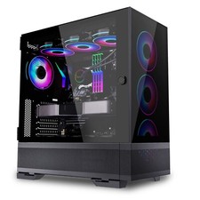 PC Gaming Computer Case ATX E-ATX, iONZ KZ-V, Tempered Glass Aether ARGB Options