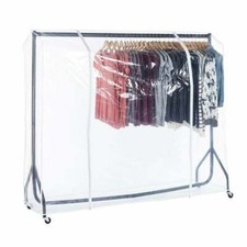 Black Heavy-Duty Clothes Rail