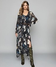 Reiss Carina Floral Printed Midi Dress