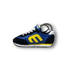 Womens Etnies Lo Cut Navy White & Yellow Trainers Size UK 3.5