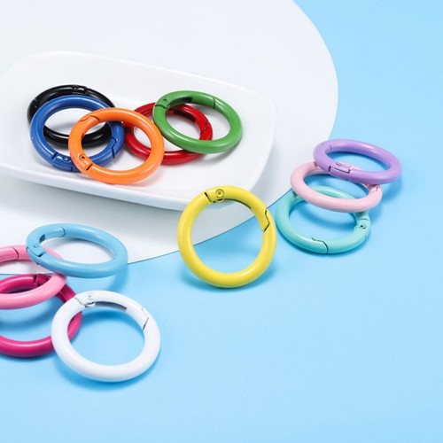10pcs metal ring - 10pcs, spring