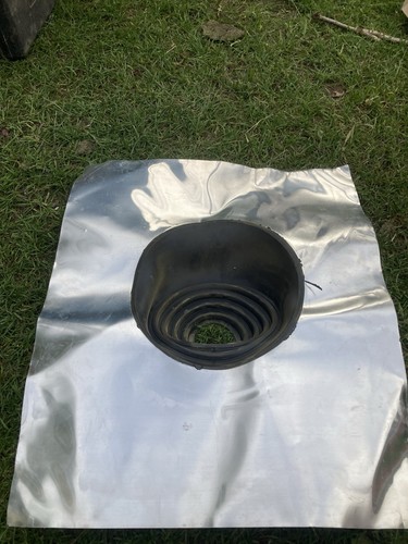 Aluminium roof pipe flashing - roof,