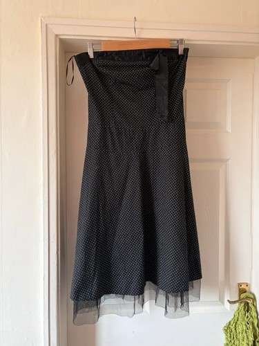 Vintage moments black polka - black,