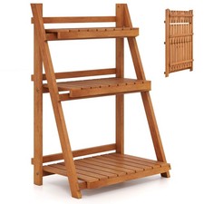 3-Tier Wood Plant Stand
