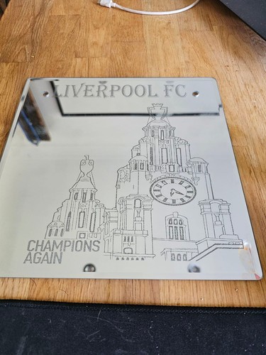 Mirror liverpool engraved - mirror, fc