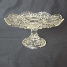 Tall Glass Pedestal Cake Stand
