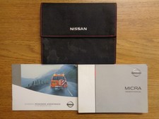 Nissan Micra Owners Handbook