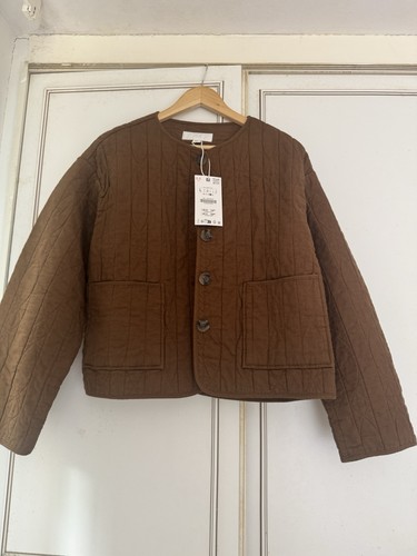 Zara brown quilted - brown,