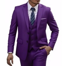 Mens 3 Piece Slim Fit Wedding