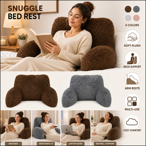 Snuggle cuddle reading pillow - reading,