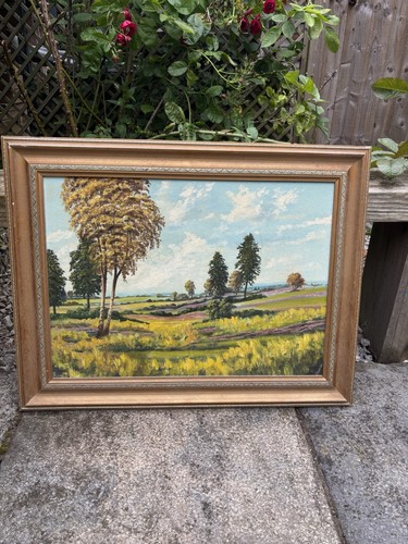 Vintage original oil painting - vintage,