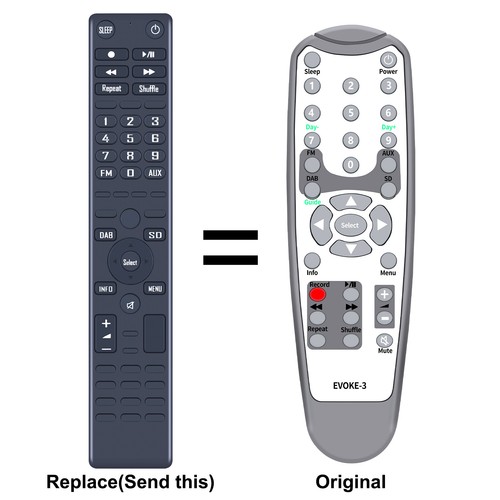 New replacement remote control - replacement,