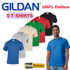 5 PACK Gildan Mens Heavy