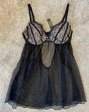Black Sweetheart Babydoll