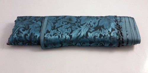 Silk fabric rolls turquoise - rolls-,
