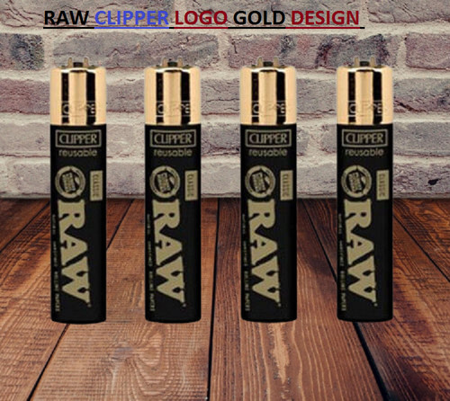 Raw clipper logo gold - raw,