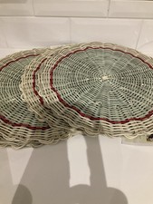 Carolyn Donnelly Table Mats X 4 New With Tags 12.5” Round