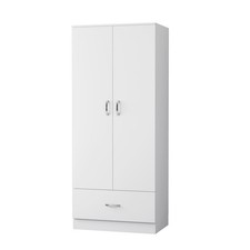 Wooden 2 Door Wardrobe with