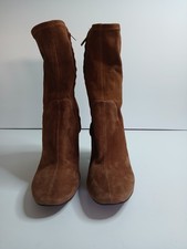 ZARA Brown Suede Ankle Boots