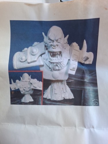 Orc bust 10th - orc, 1/10th