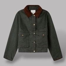 Womens Short Waxed Jacket