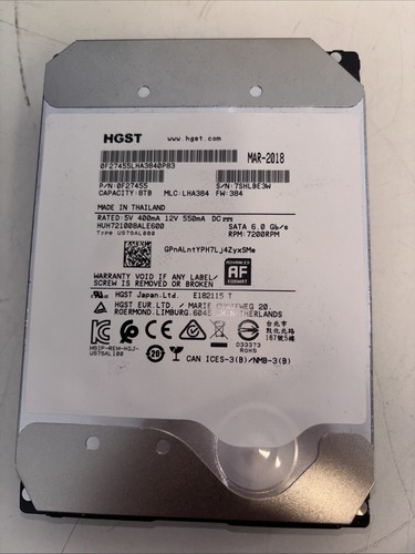 8tb hgst hard - hard, drive
