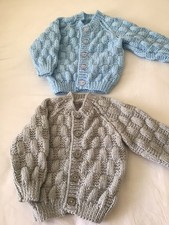 Pack Of Two Hand Knitted Baby