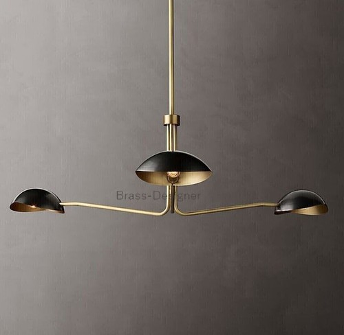 1950midcentury brass black orb - 1950midcentury,