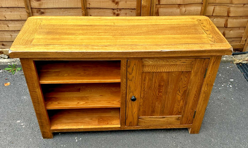 Solid oak stand - tv,