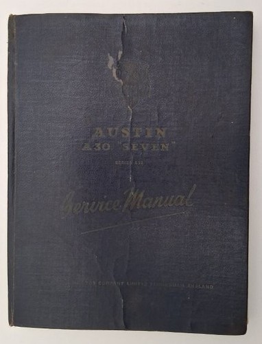 Austin a30 workshop manual - workshop,