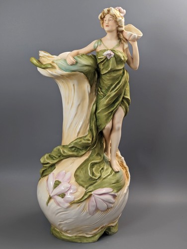 Large royal dux figure water - royal,