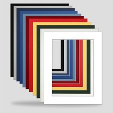 10x8 INCH PHOTO MOUNTS FOR 8x6 PACK OF 5 CHOICE COLOURS 8x10 FRAME FREE P&P