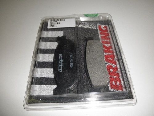 Front brake pad braking for - front,
