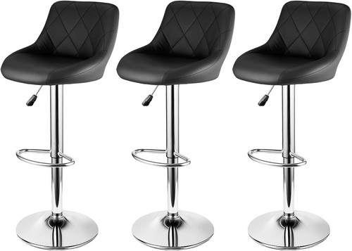 3pcs modern bar stools - modern, set