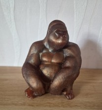 Epoxy resin gorilla figurine - epoxy,