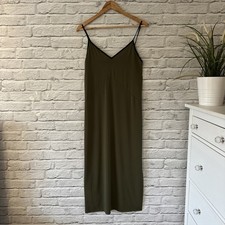 Khaki Mid-Maxi Strappy Dress