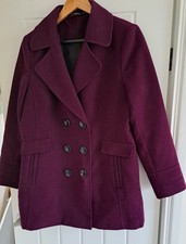 Bon Marche Purple Coat/Jacket Size 14 Excellent Condition
