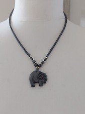 Vintage Haematite Carved