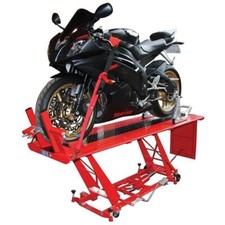 BikeTek Motorcycle Hydraulic Table Lift Motorbike Table Lift Workshop Stand