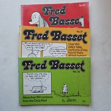 Fred Basset cartoon books lot
