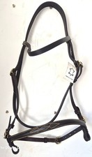 Delightful lightweight Havana (BROWN) in hand or stallion bridle soft & supple