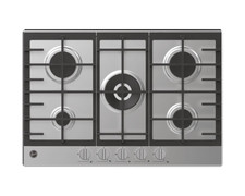Hoover HHG75WK3X 75cm Stainless Steel 5-Burner Gas Hob 38396