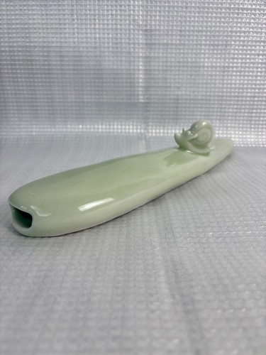 Japanese celadon bud vase - celadon,