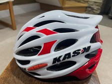 Kask Mojito Helmet, White/Red, Size Medium 48-58cm. Lightweight 220g,