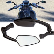 10MM Black Motorcycle Rearview