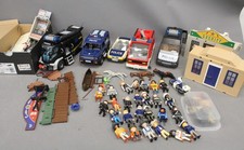 6.2kg Mixed PLAYMOBIL PIECES Inc. Bricks, Police Cars & Station, Figures -B12